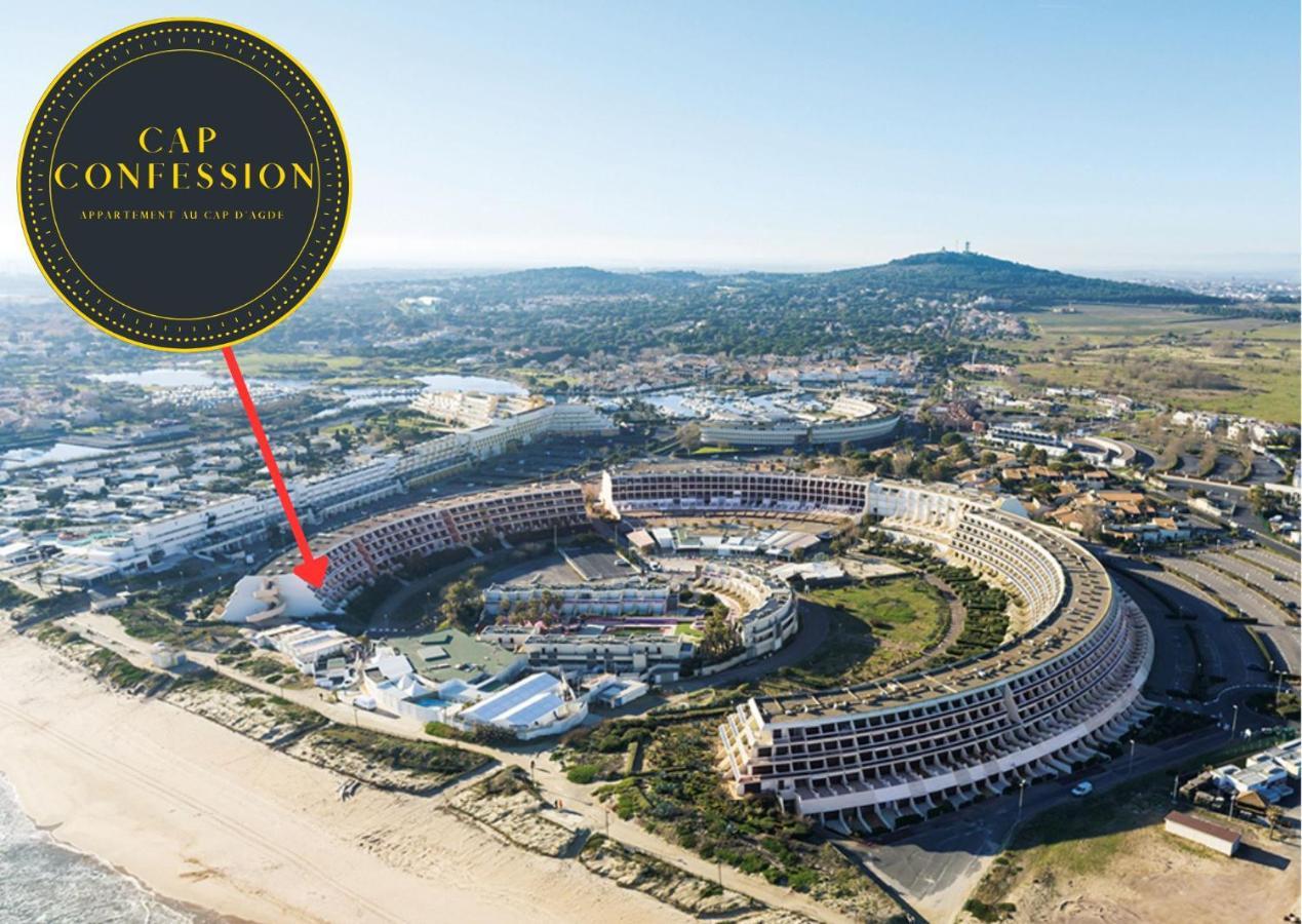 'Cap Confession' - Naturiste - Sea View - Beach - Parking -Air Conditionaire Agde Luaran gambar